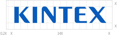 KINTEX 영문 심볼마크 규격 이미지